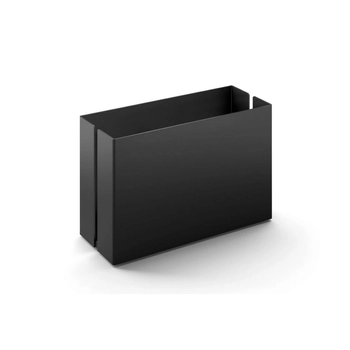 Zack - pojemnik łazienkowy POTES - szerokość 15 cm, czarny