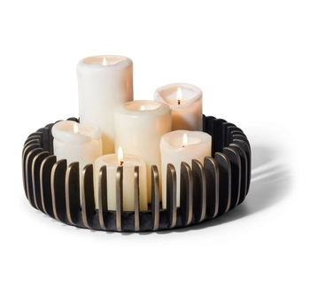 Philippi - Misa/świecznik Bilbao - aluminium, średnica 32 cm