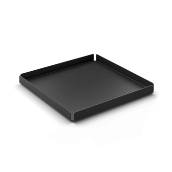 Zack - tacka łazienkowa kwadratowa POTES -długość 20 cm, czarna